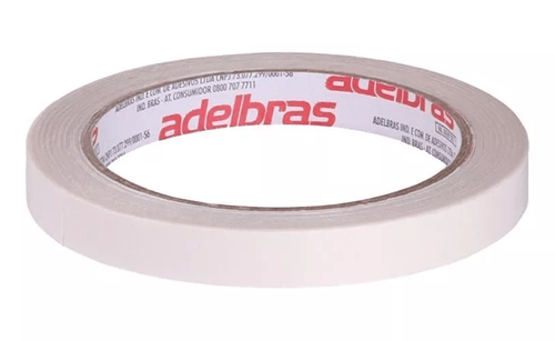 FITA ADESIVA DUPLA FACE ADELBRAS ACRILICO 430 09MMX30M 01 UNIDADE