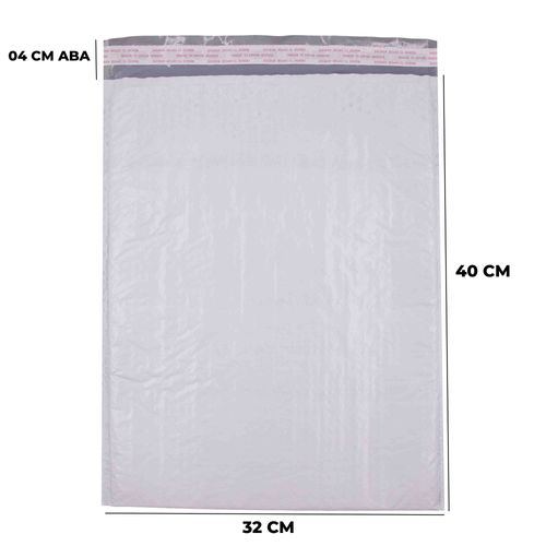 Envelope De Segurança Com Bolha Nº6b 32X40cm Com 10 Unidades