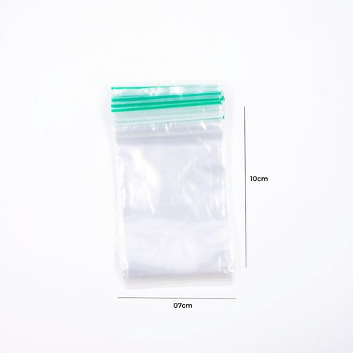 SACO ZIP LOCK HERMÉTICO Nº3 07X10CM COM 100 UNIDADES