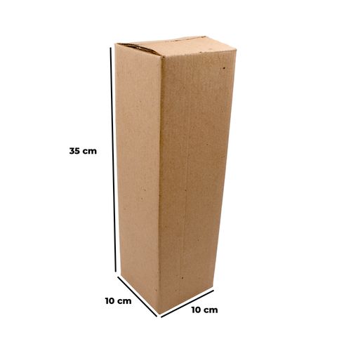Caixa De Papelão Reforçada Para Garrafas 10X10x35