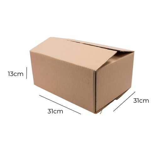 Caixa De Papelão Para Correios Media 31X31x13