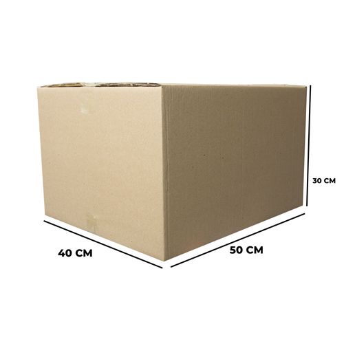 Caixa De Papelão Reforçada Maleta Para Mudança Tamanho 50X40x30