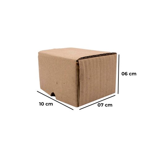 Caixa De Papelão Montável Tamanho 10X07x06
