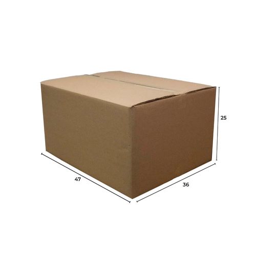 Caixa De Papelão Reforçada Maleta Para Mudança Grande 47X36x25cm