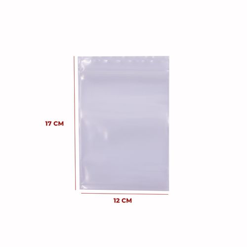 Saco Zip Lock Nº5 10X14cm Com 100 Unidades