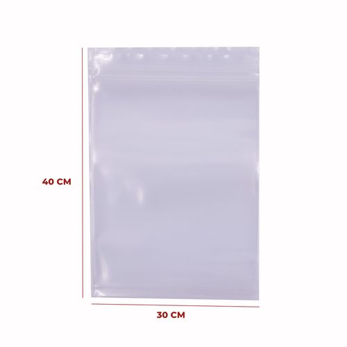 Saco Zip Lock Nº10 24X34cm Com 100 Unidades