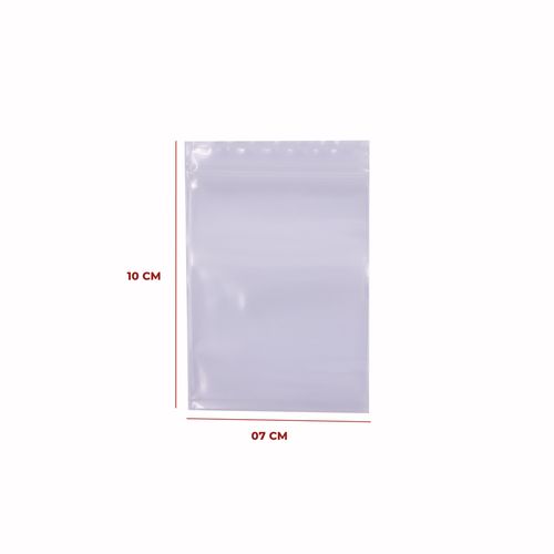 Saco Zip Lock Nº2 06X8.5Cm Com 100 Unidades