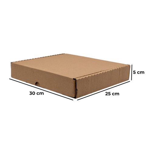 Caixa De Papelão Montável Tamanho 30X25x05