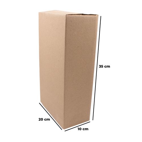 Caixa De Papelão Media  Para Garrafas 20X10x35