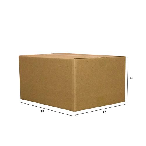 CAIXA DE PAPELÃO MALETA TAMANHO 38X28X19