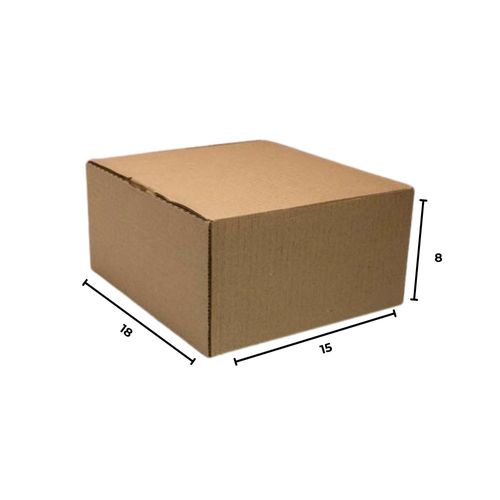 Caixa De Papelão Para Correios Montável Pequena 18X15x08