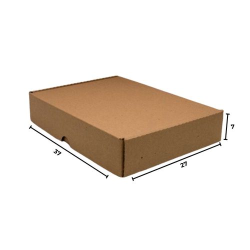 Caixa De Papelão Para Correios Media 37X27x07
