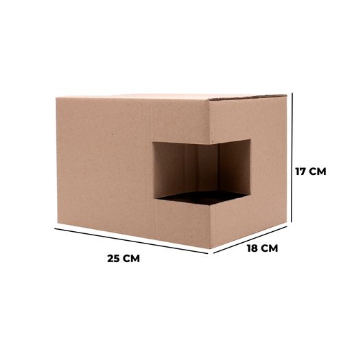 Caixa De Papelão Maleta Para Taças Tamanho 25X18x17