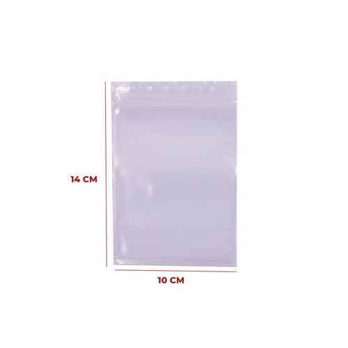 Saco Zip Lock Nº5 10X14cm Com 100 Unidades