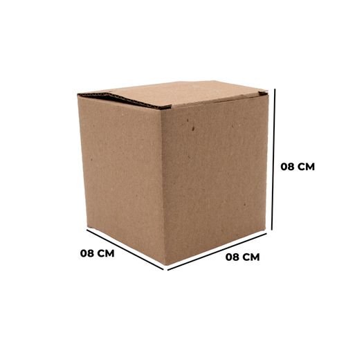 Caixa De Papelão Montável Tamanho 08X08x08